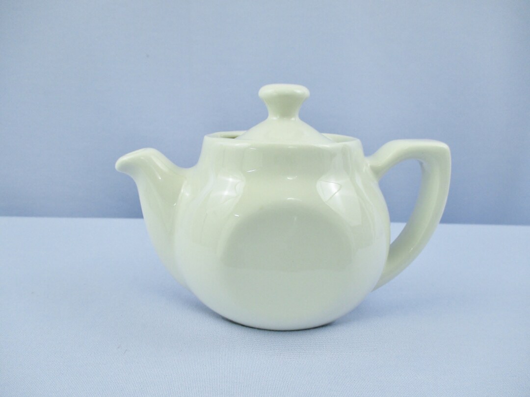 Hall Teapot Restaurant Ware Cream White 1640 Etsy