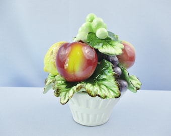 Fruit Display Centerpiece Compote Ceramic Lefton Japan