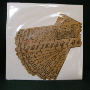 Railroad Tickets (10) &quot;Humboldt Transit Co., of California&quot; 405673-10