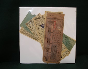 Railroad Tickets (6) Various Railway Tickets from Multiple Railway Lines of California 470447-6