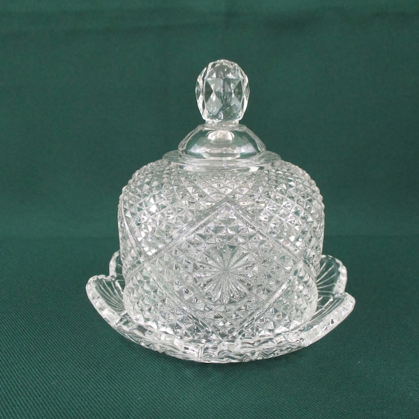 Crystal Butter Dish Etsy