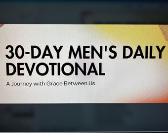 Devocional de 30 días para hombres