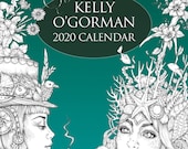 2020 Colouring Calendar by Kelly O'Gorman