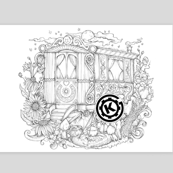 Gypsy Caravan -  Instant PDF Download