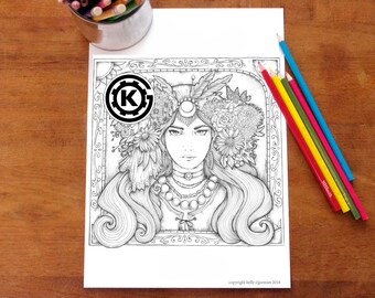 Bohemian Girl -  Instant PDF Download