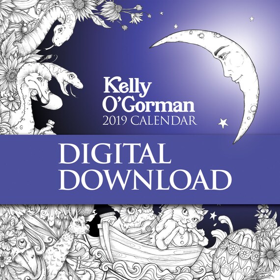 Kelly O'gorman 2019 Calendar Digital Download, Contains Images & Dates for You to Print - Etsy
