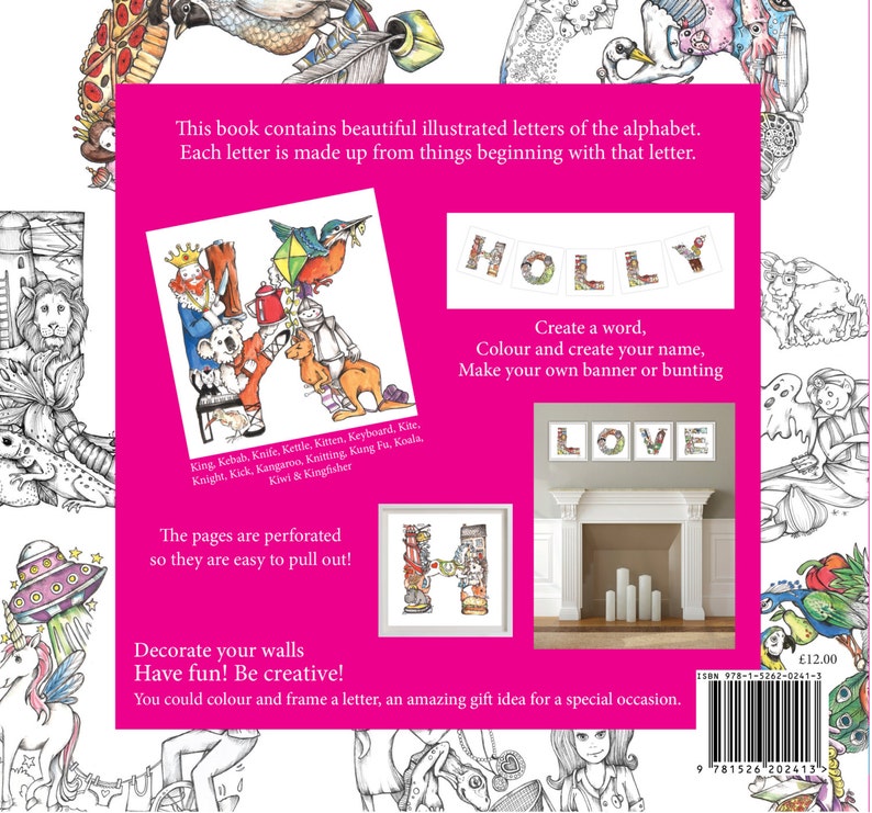 PDF Instant Download The A to Z of Creative Colouring by Kelly O'Gorman image 2