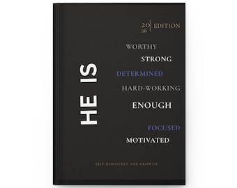 Empowering Hardcover Journal | Motivational Notebook, Goal-Setting