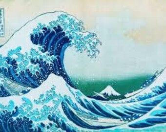 Nedladdning av högupplöst digital konst Under vågen av Hokusai Kanagawa Katsushika