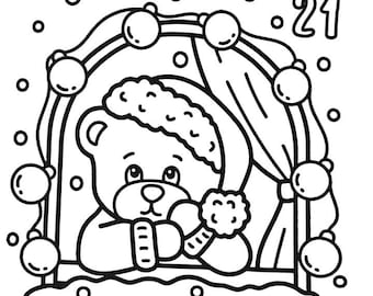 Julmålarbok 25 sidor