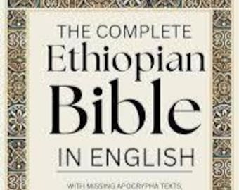 Se prohíben los apócrifos completos de la Biblia etíope