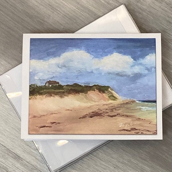 Coast Guard Beach, Cape Cod - 10 Blank Notecards - FREE SHIPPING