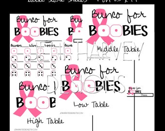 Breast Cancer Bunco Complete Set