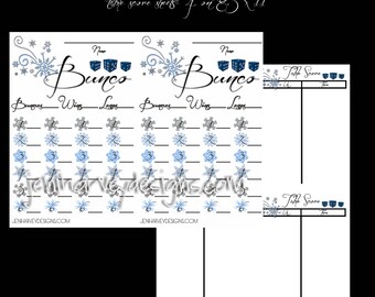 Winter Bunco Score Sheet