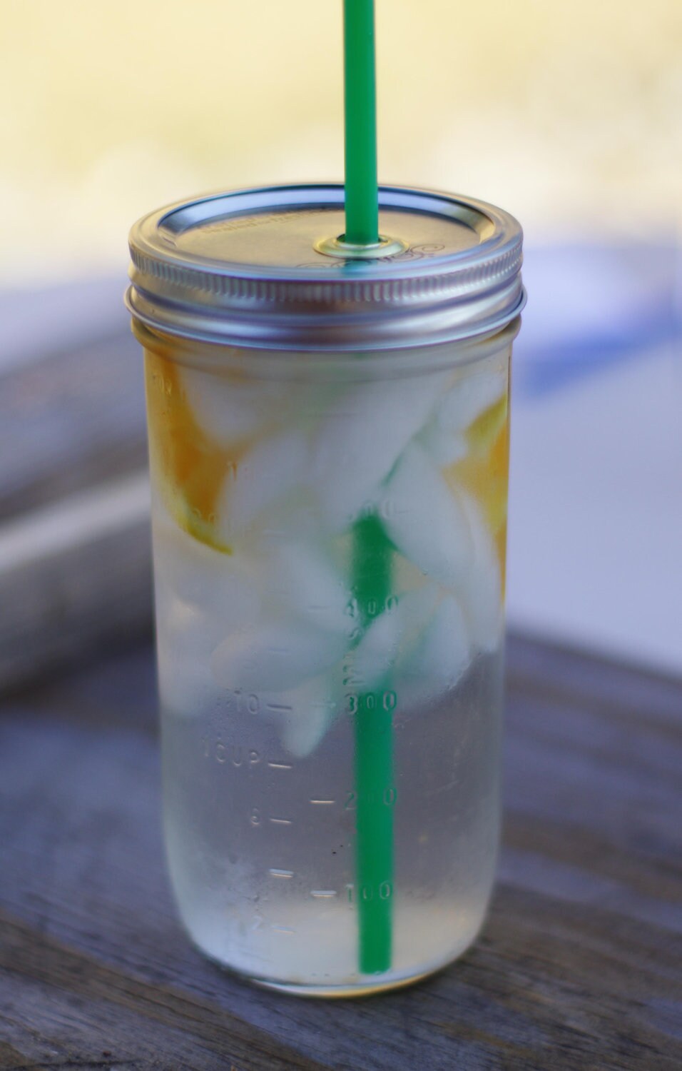 24 Ounce Wide Mouth Mason Jar Straw Cup Etsy