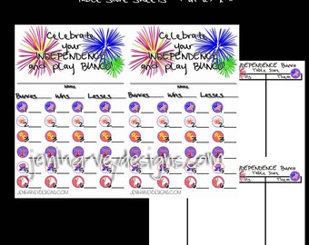 4th of July Bunco Score Sheet