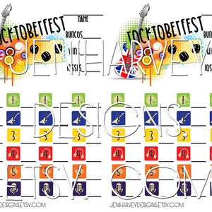 Rocktoberfest Bunco Score Card