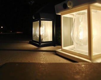 Solar Wandleuchte Wasserdichte LED Dekorative Garten Hof Haus Wandleuchte für Yard Pathway Frühling Sommer Weihnachten Neujahr USA UK