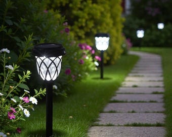 Solar Mesh Cover Garden Ground Lamp Waterproof Glass Lawn Light, Outdoor Pathway Decor, Spring Summer Yard Lighting, Christmas New Year Gift