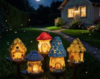 Solar Pilz Garten Licht Outdoor LED Pfahl Lampe Wasserdicht Frühling Ostern Dekor Terrasse Yard Pathway Geschenk