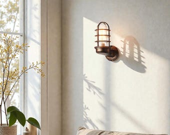 Lámpara de pared impermeable para exteriores, estilo americano, estilo retro, para loft, balcón, jardín, porche, accesorio de iluminación de estilo europeo.