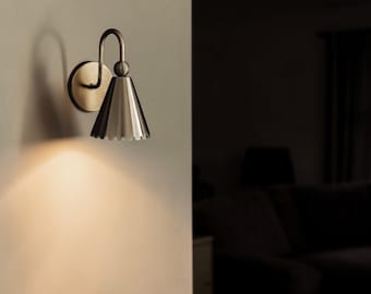 Klassische Messing Wandleuchte Moderne Retro Wandleuchte Mid Century Art Deco Leuchte für Wohnzimmer Schlafzimmer Ostern Muttertagsgeschenk