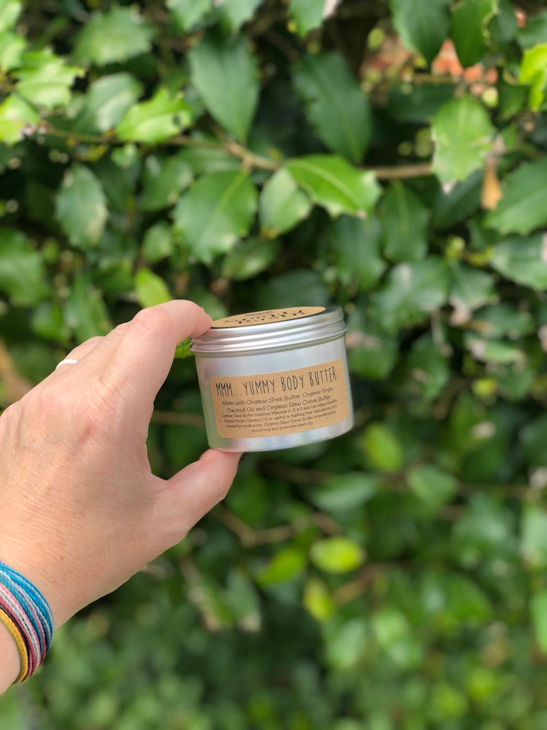 Mmm...yummy Body Butter Shea Butter Coconut Oil and Cocoa Etsy