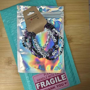 Cancer Warrior Bracelet Set: Helpful Cleaner Fish Humorous Stack (Five Bracelets)