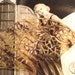 Large Vintage Art Deco Fan Shaped Hair Comb