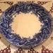 Antique Flow Blue Plate By J & C Meakin