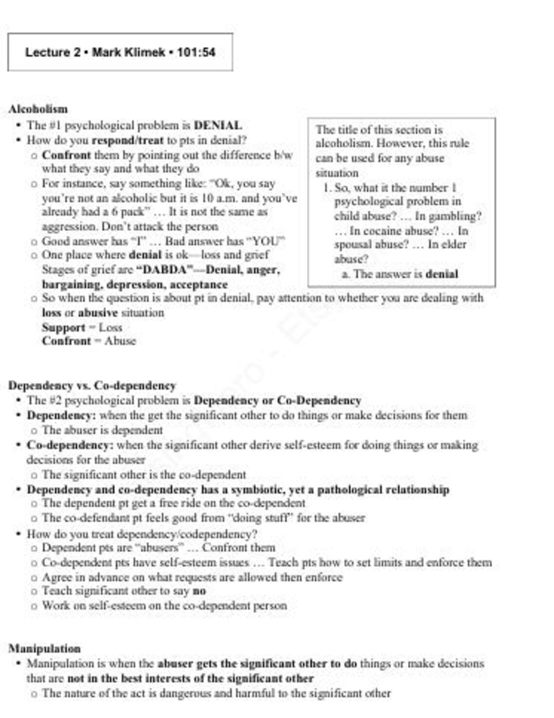 COMPLETE Nclex Study Notes for Lectures 1 - 12 (mark K) for First Pass ...