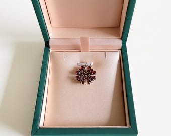 Rectangle pine green Necklace box | Pendant box | Earrings box | Jewelry gift box | Presentation box