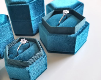 Hexagon Ring box | Necklace Box | Pendant box | Earrings box | Jewelry gift box | Presentation box