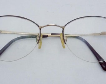 Vintage Bob Mackie 801 Rimless Bottom Glasses Frames 26112