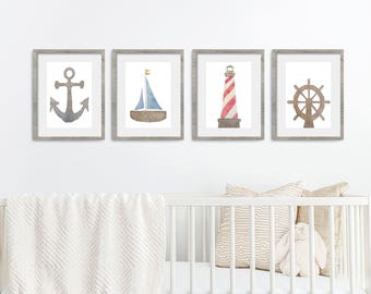 nautical nursery decor etsy