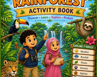 Amazon Rainforest Activity  Book