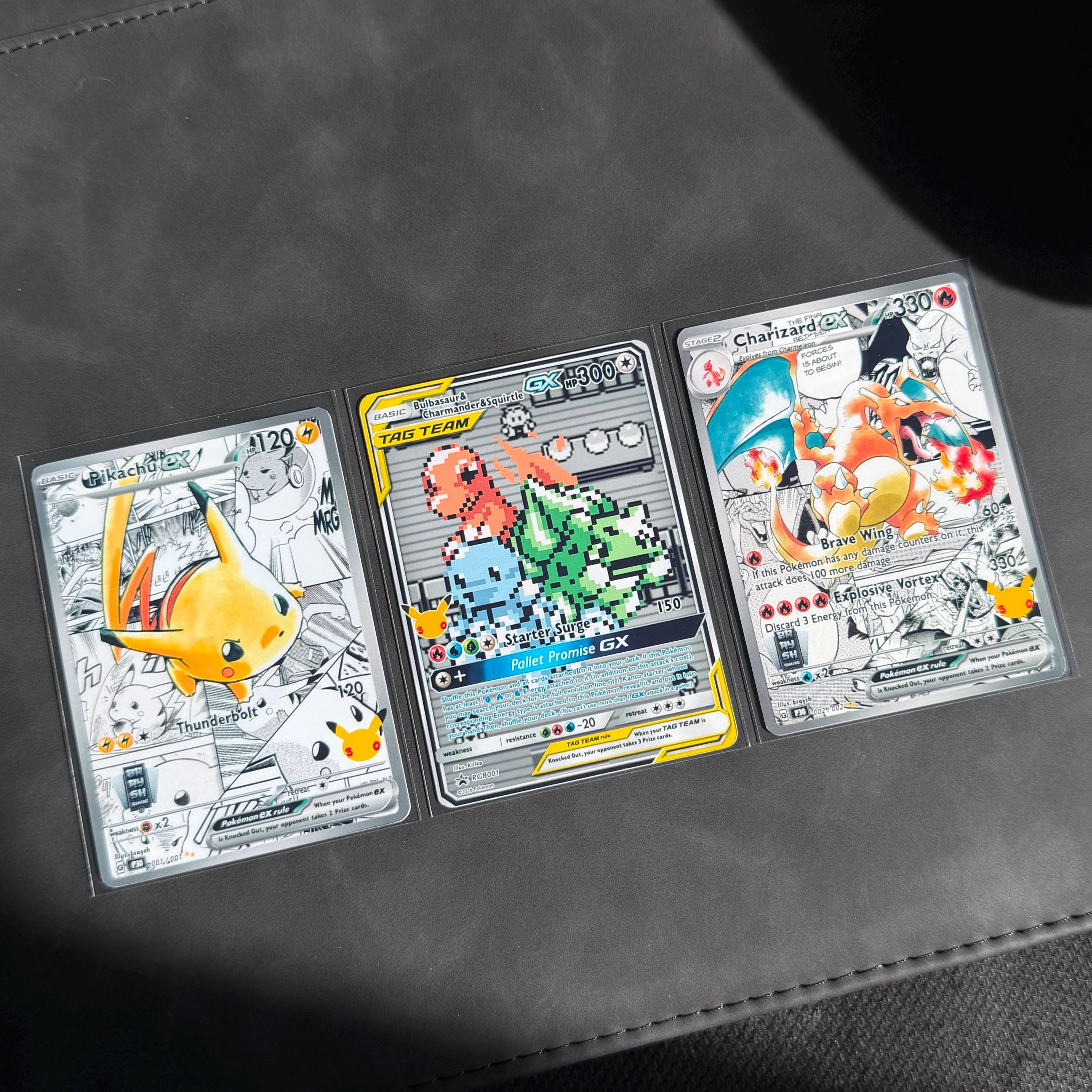 Pikachu gold card - Etsy 日本