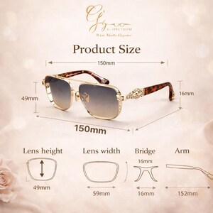 Luxury Designer Sunglasses | Square Frame | Prescription Glasses | Photochromic Transition & Blue Light | Designer Vintage Eyewear | G Spect image 12