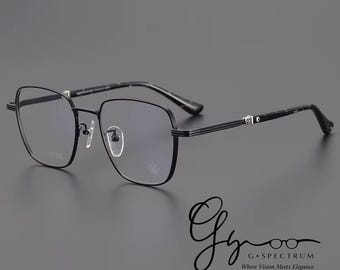Luxury Titanium Full Frame Glasses | Prescription Glasses | Eyeglasses | Sunglasses | Optical Glasses | Luxury Eyewear | G Spectrum