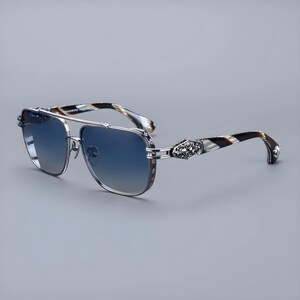 Luxury Designer Sunglasses | Square Frame | Prescription Glasses | Photochromic Transition & Blue Light | Designer Vintage Eyewear | G Spect Gray Phantom