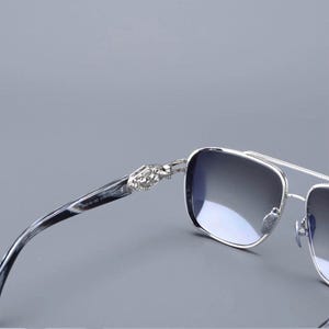 Luxury Designer Sunglasses | Square Frame | Prescription Glasses | Photochromic Transition & Blue Light | Designer Vintage Eyewear | G Spect image 11