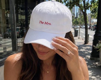 De MRS-hoed | Geborduurde bruidspet | Vrijgezellenmuts | Huwelijksreiscadeau | Future Mrs Hat | Bruidscadeau | Bruidsdouchecadeau