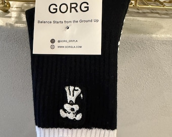 Pluto Poppy grip socks