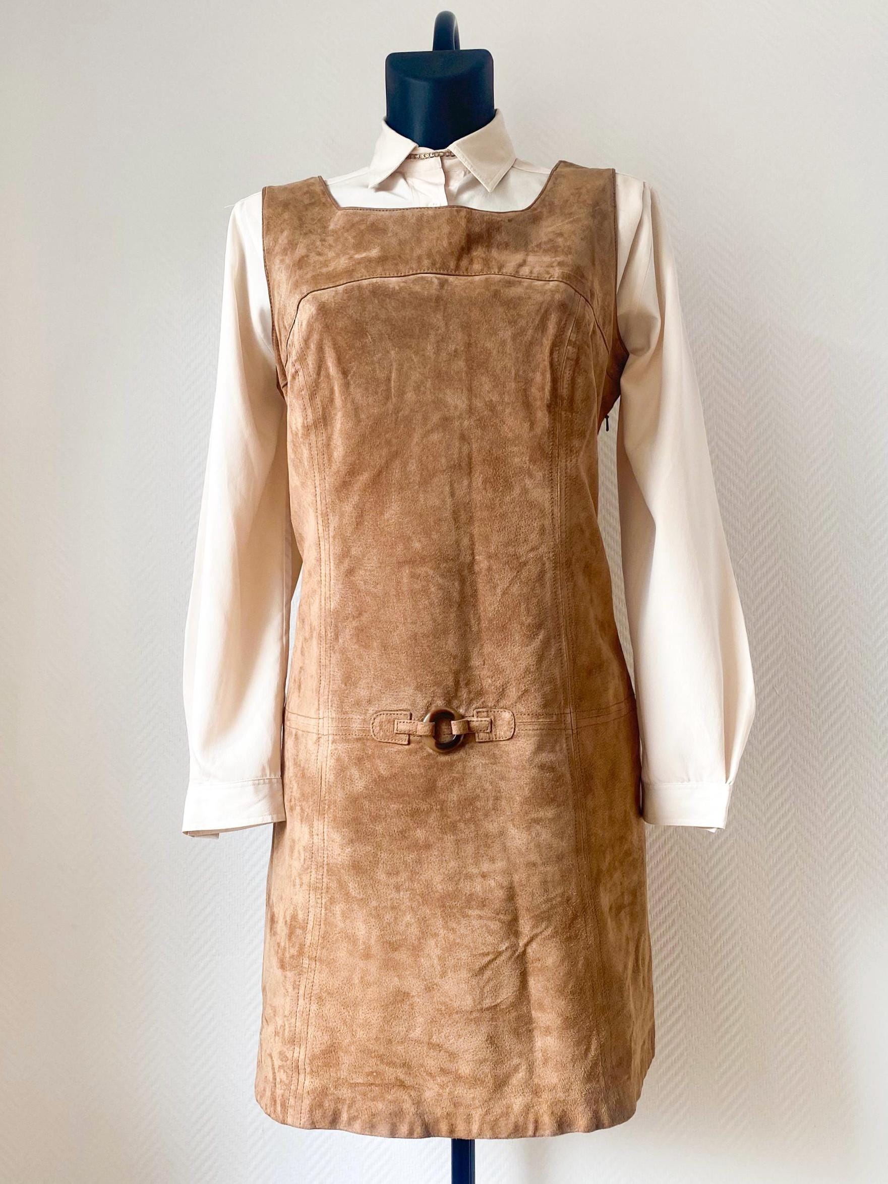 Leather Pinafore