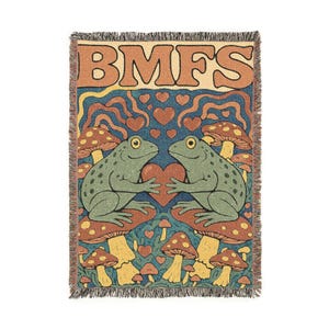 Billy Strings Blanket Bluegrass Jamband Woven Blanket - Christmas Gift, Cozy Throw, Music Lover, Festival Camping Blanket, BMFS tapestry