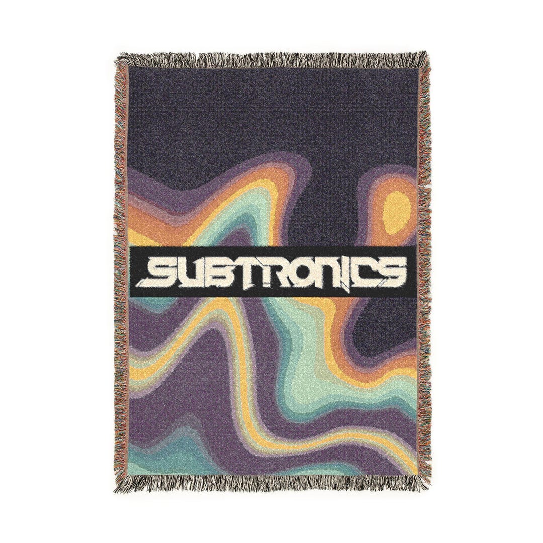 Subtronics Festival Woven Blanket | EDM Tapestry, Concert Throw, EDM ...