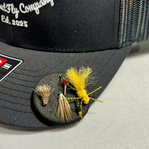 Magnetic Fly Fishing Hat Clip | Traditional EVA Foam Fly Storage