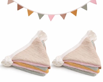 Bunting Banners 2-Pack, Nursery Decor, Cotton Flags