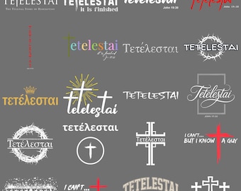 Tetelestai c'est fini Croix Jésus Derniers mots Pâques PNG