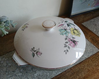 Alfred Meakin Rose Chartreuse Lidded Dish